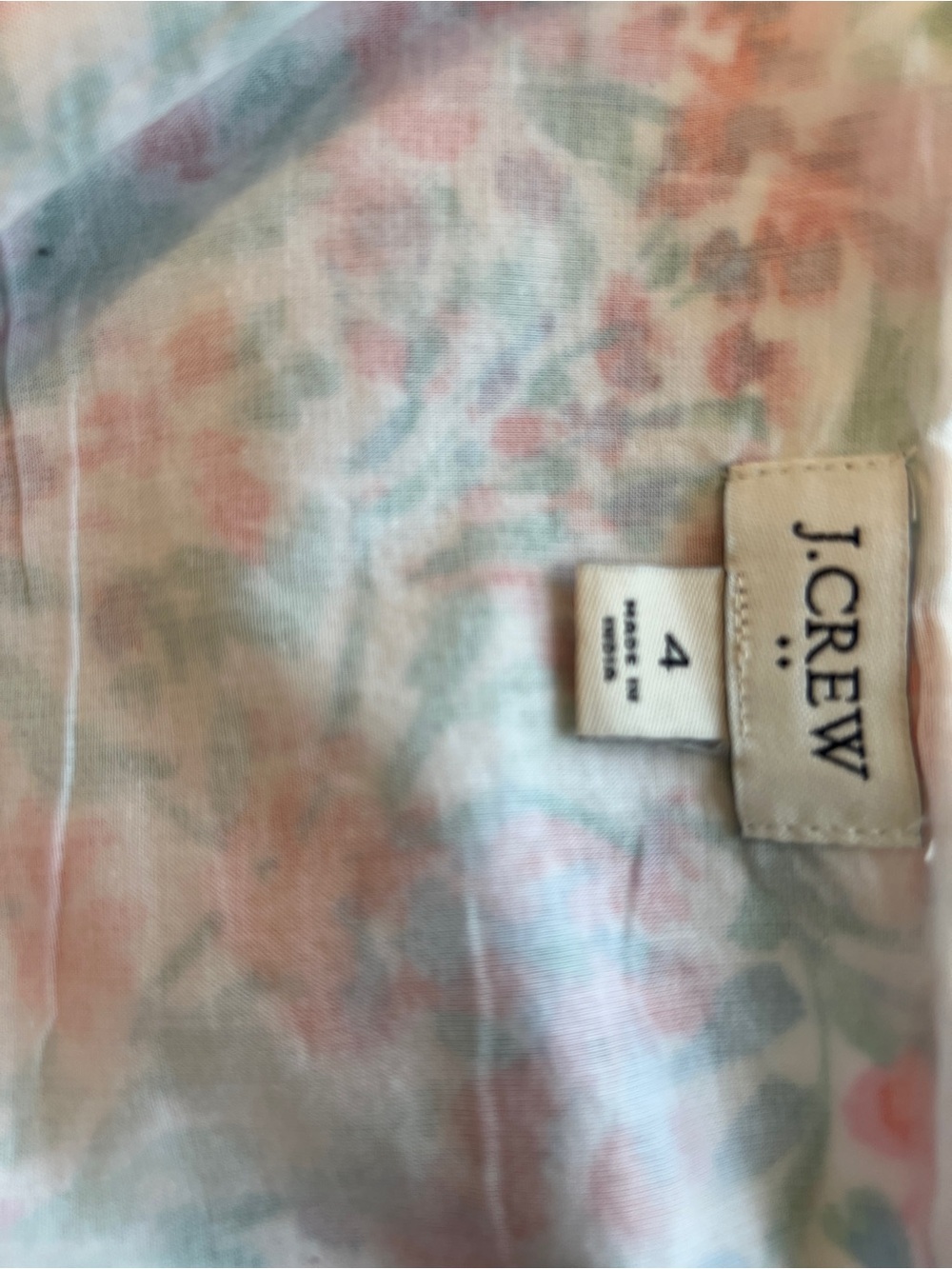 J. Crew Factory Floral Square Neck Midi Dress - Size Small - Picture 3 of 5